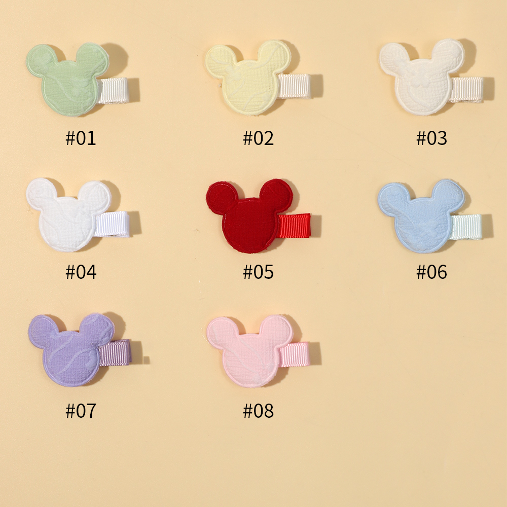 New Solid Color Children's Hair Clip Cartoon Hair Accessories Hot Selling Bangs Clip Multi-Color Baby Headwear Detail Pic 10 167