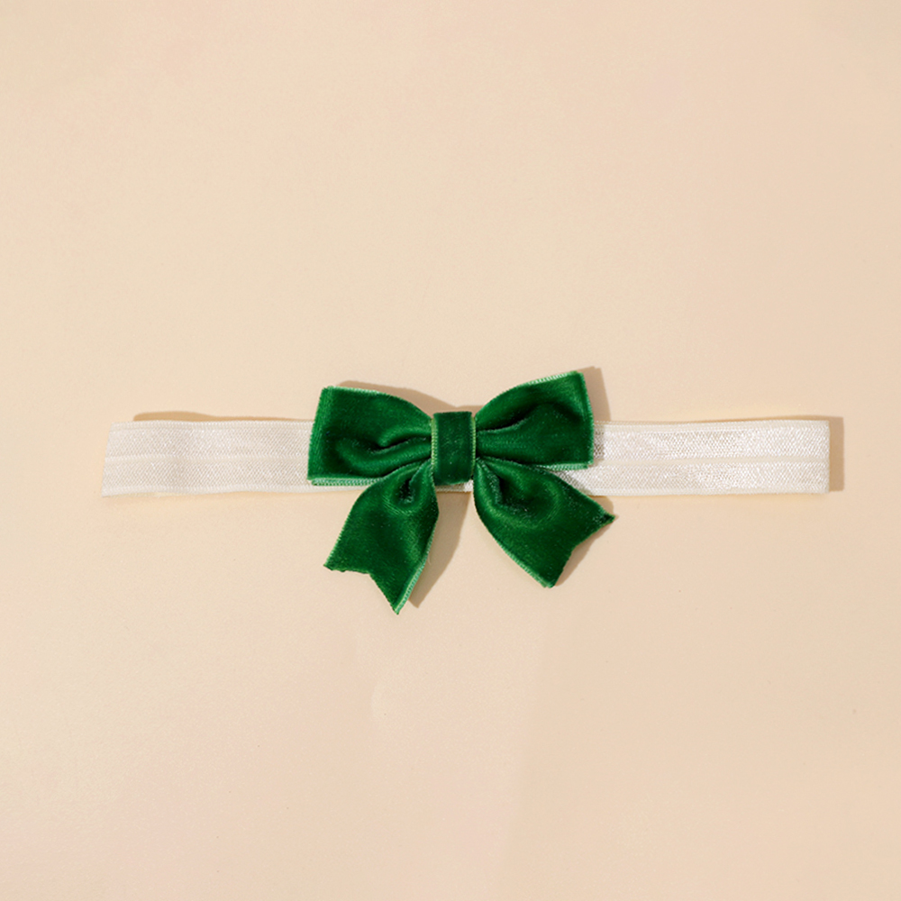 Baby Bow Cut-Out Headband Baby Check Thin Headband Stretch Candy Children'S Hair Accessory Detail Pic 10 63