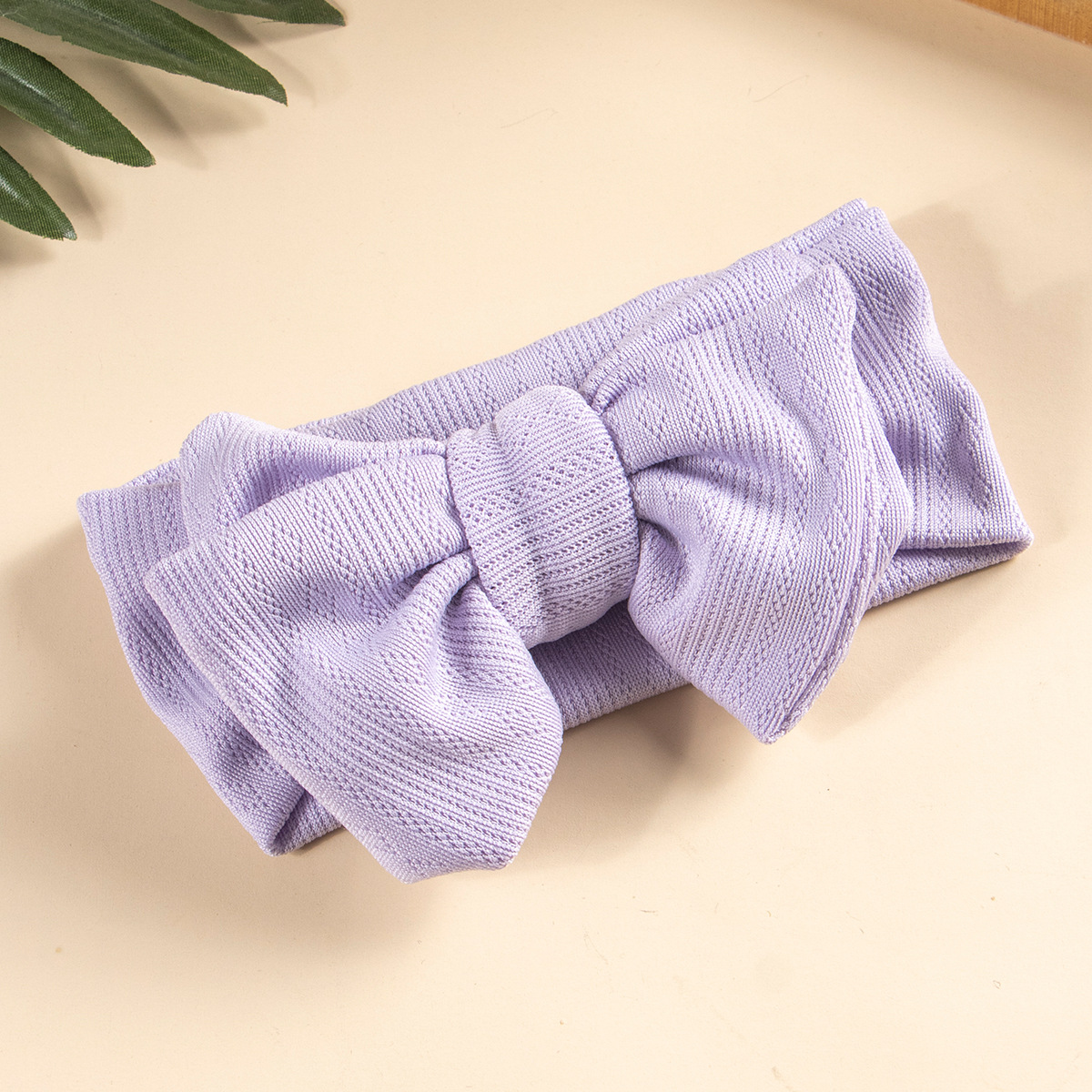 INS Multicolor DIY Double Layer Big Bow Headband High Elastic Wide Edge Baby Hair Accessories Children's Knitted Cotton Headband Detail Pic 17 19