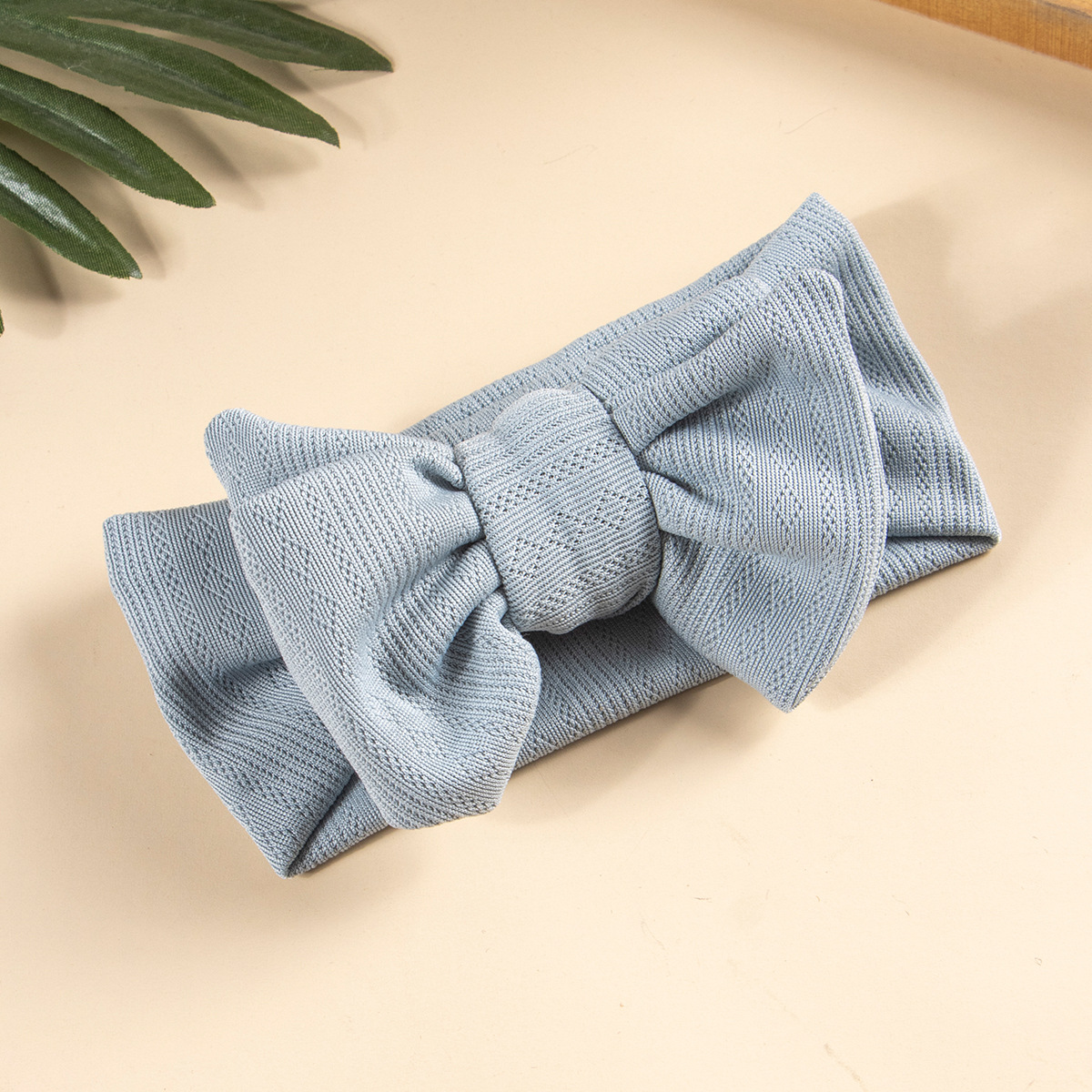 INS Multicolor DIY Double Layer Big Bow Headband High Elastic Wide Edge Baby Hair Accessories Children's Knitted Cotton Headband Detail Pic 18 19