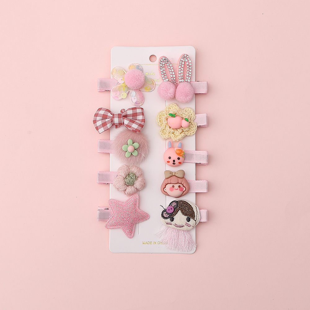 Wholesale Cartoon Girls Hair Clips Cute Baby Hairpin for Kids Hair Accessories Detail Pic 4 284