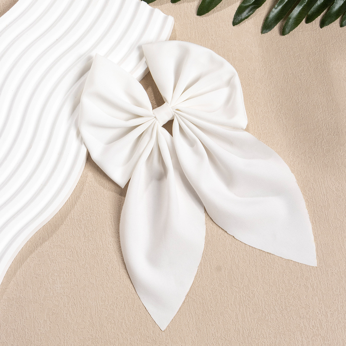For Amazon Hot Handmade Solid Color Bow Hairpin Simple Children's Party Hair Accessories for Girls Detail Pic 6 211