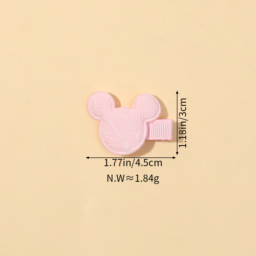 New Solid Color Children's Hair Clip Cartoon Hair Accessories Hot Selling Bangs Clip Multi-Color Baby Headwear Detail Pic 9 168